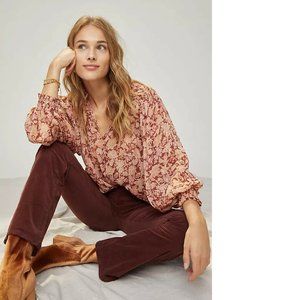 Anthropologie Rocio Shimmer Buttondown